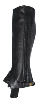 Rhinegold Childs Leather 1/2 Chaps - Birdham Animal Feeds