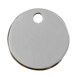 Brass Circle Pet Tag - Birdham Animal Feeds