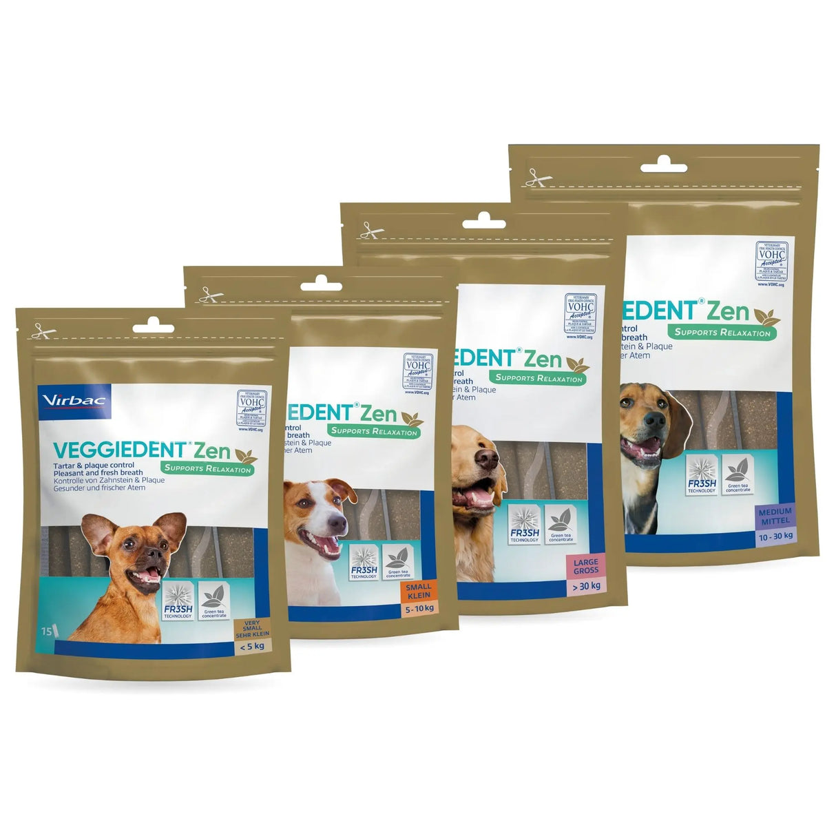 VeggieDent Zen Dog Chews Virbac