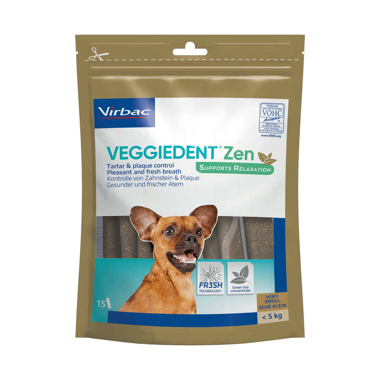 VeggieDent Zen Dog Chews Virbac