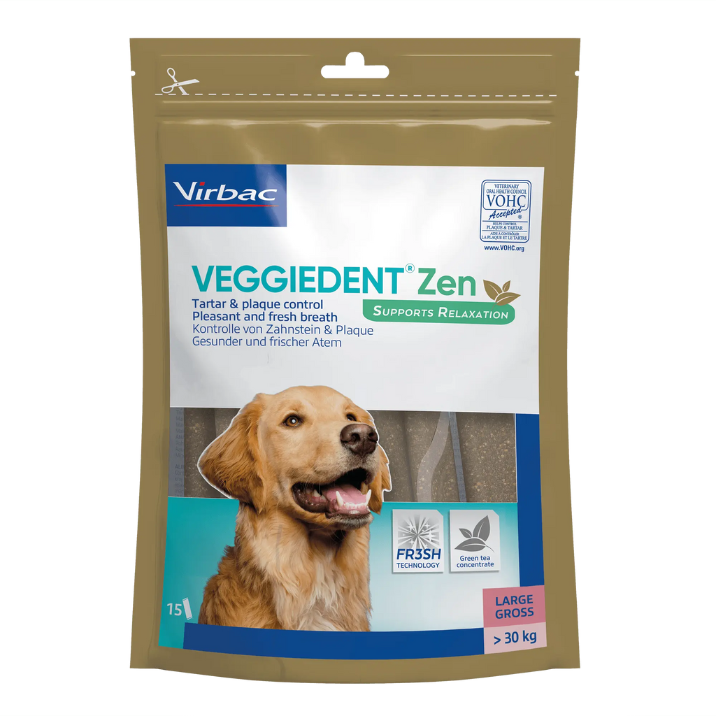 VeggieDent Zen Dog Chews Virbac