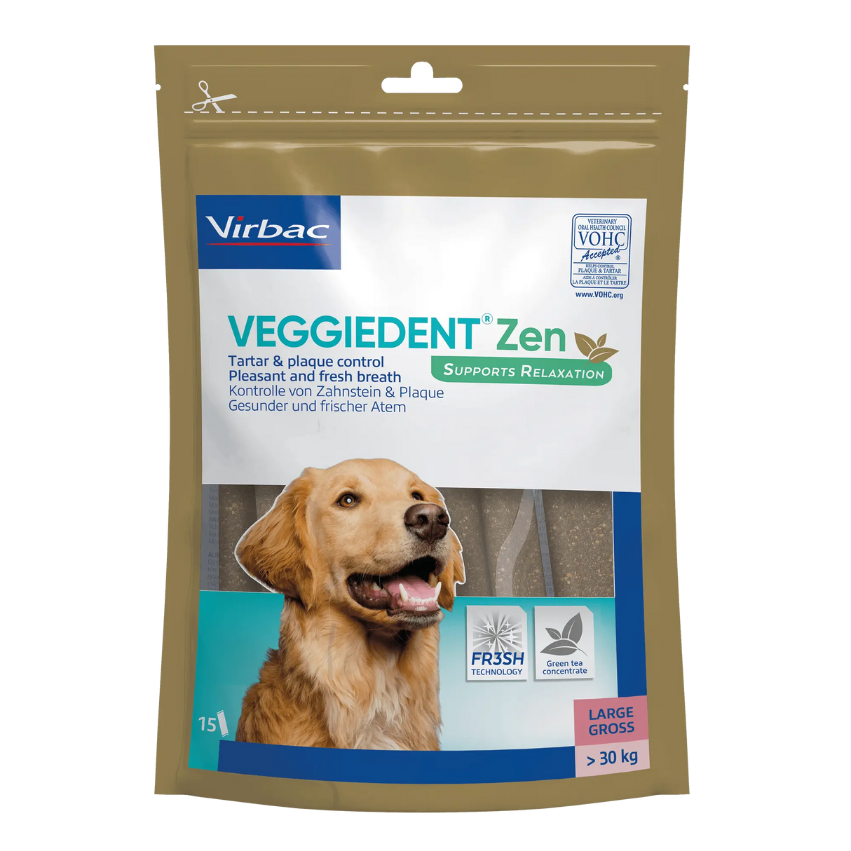 VeggieDent Zen Dog Chews Virbac