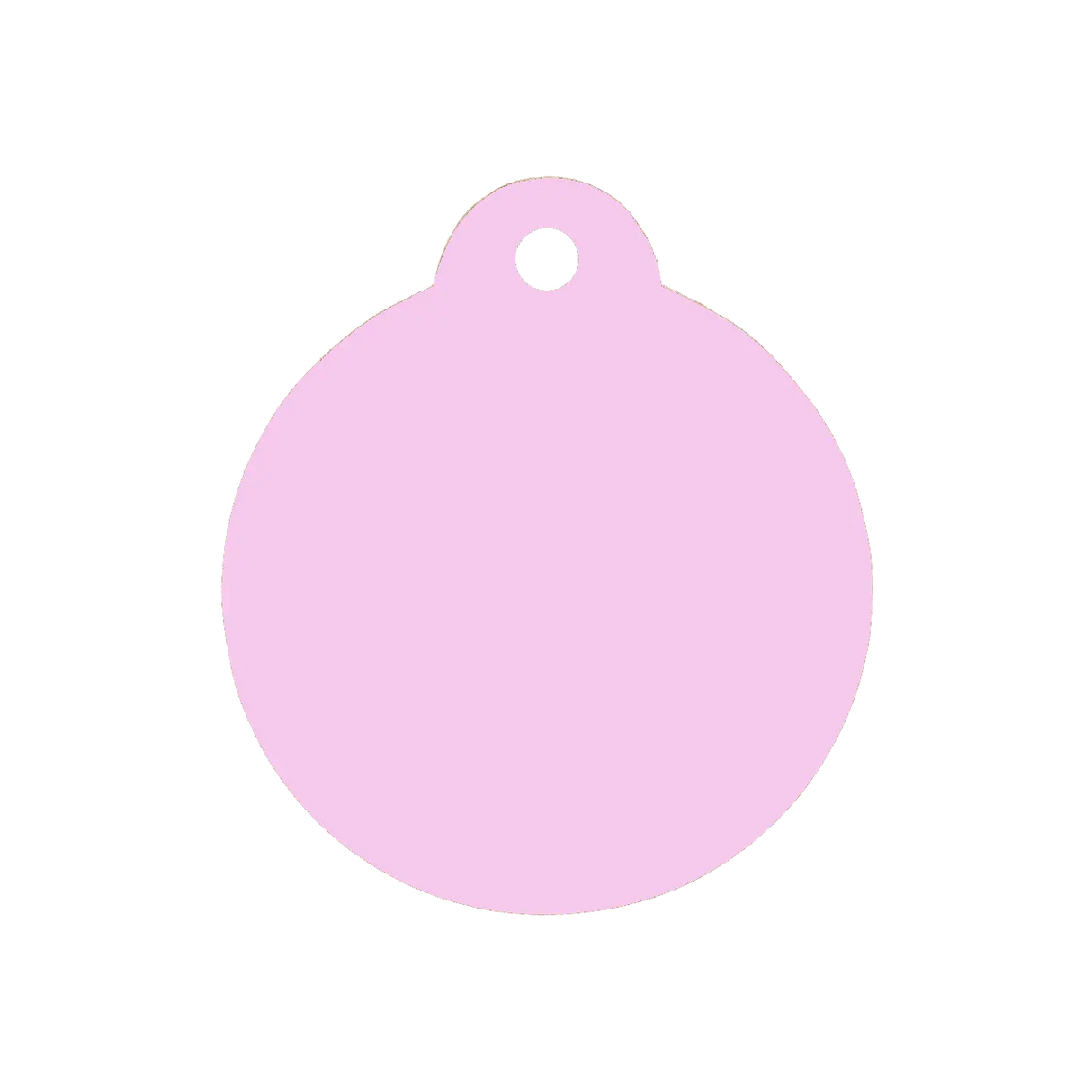 Aluminium Circle Pet Tag - Birdham Animal Feeds