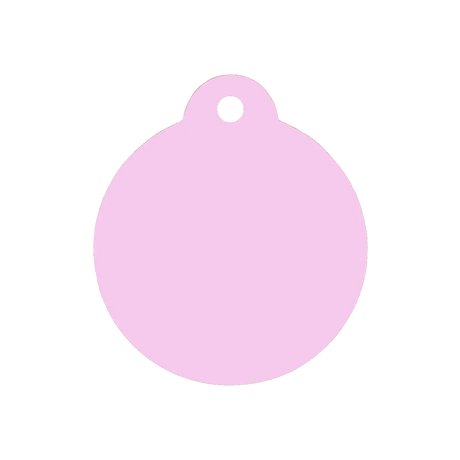 Aluminium Circle Pet Tag - Birdham Animal Feeds