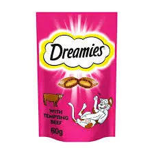 Dreamies Cat Biscuits With Beef 60g Dreamies