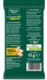 Natures Menu Raw Freeze Dried Chicken Treats Natures Menu