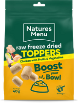 Natures Menu Raw Freeze Dried Chicken Toppers Natures Menu