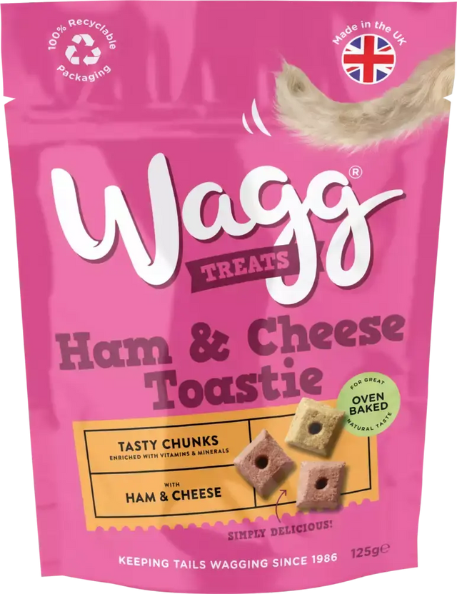 Wagg Treats Ham & Cheese Toastie Wagg