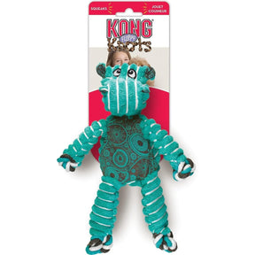 Kong Floppy Knots Hippo Dog Toy  - Birdham Animal Feeds