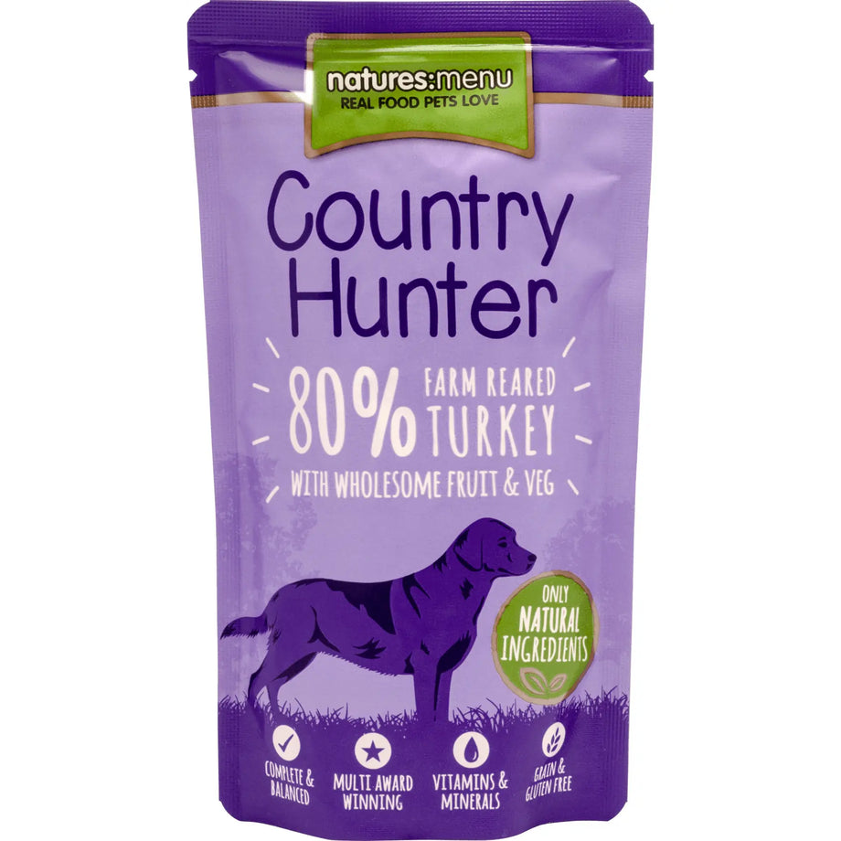 Country hunter dog clearance food pouches