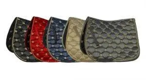 Rhinegold Lucky Clover Satin Saddle Pad - Birdham Animal Feeds