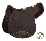 Rhinegold Luxe Fur Vented Numnah - Birdham Animal Feeds