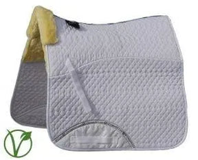 Rhinegold Luxe Fur Dressage Saddle Cloth - Birdham Animal Feeds