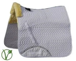 Rhinegold Luxe Fur Dressage Saddle Cloth - Birdham Animal Feeds