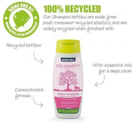 Ancol Baby Powder Dog Shampoo 200ml  - Birdham Animal Feeds