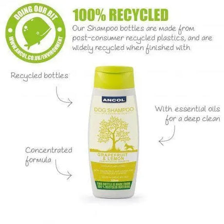 Ancol Grapefruit and Lemon Dog Shampoo 200ml  - Birdham Animal Feeds