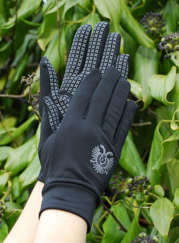 Rhinegold Elite Spandex Gloves Silicone Palm - Birdham Animal Feeds
