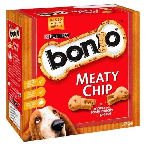 Bonio Meaty Chip Dog Biscuits 375g  - Birdham Animal Feeds