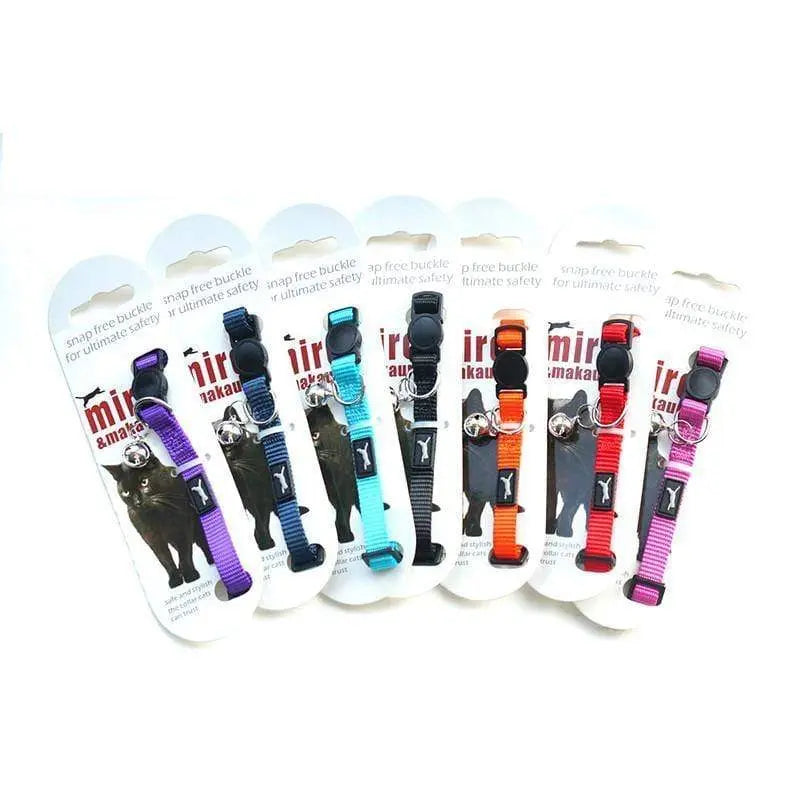 Miro and Makauri Nylon Cat Collar with Snap Free Buckle  - Birdham Animal Feeds