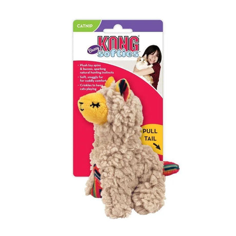 Kong Cat Softies Buzzy Llama Toy  - Birdham Animal Feeds