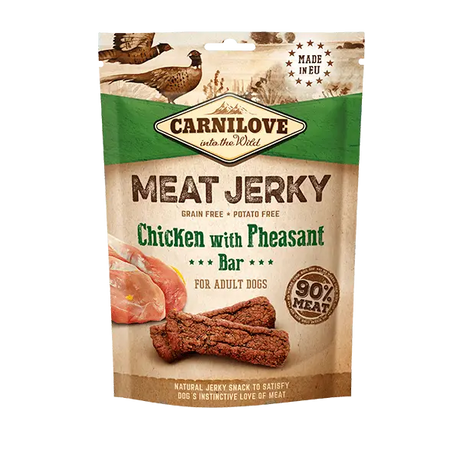 Carnilove Jerky Chicken with Pheasant Bar - Birdham Animal Feeds