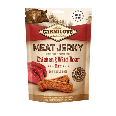 Carnilove Jerky Chicken with Wild Boar Bar - Birdham Animal Feeds