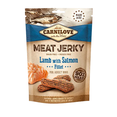 Carnilove Jerky Lamb with Salmon Fillet - Birdham Animal Feeds