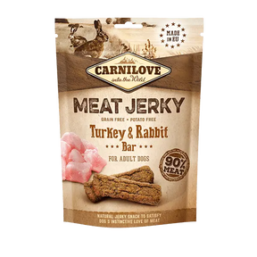 Carnilove Jerky Turkey with Rabbit Fillet Bar - Birdham Animal Feeds