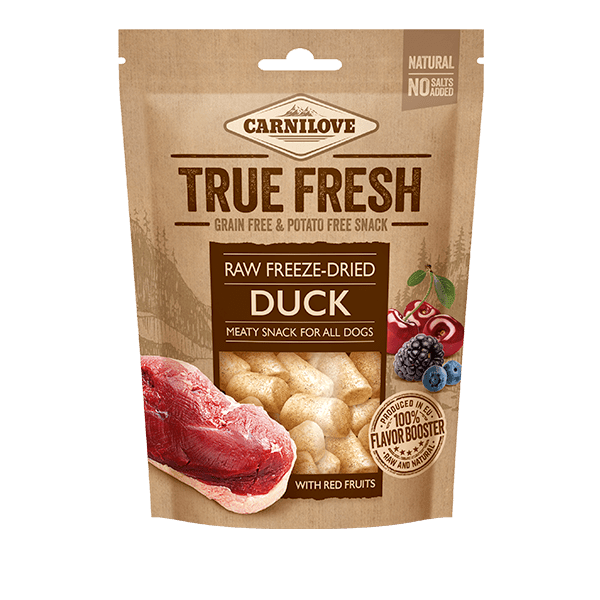 Carnilove Raw Freeze-Dried Duck with Red Fruits - Birdham Animal Feeds
