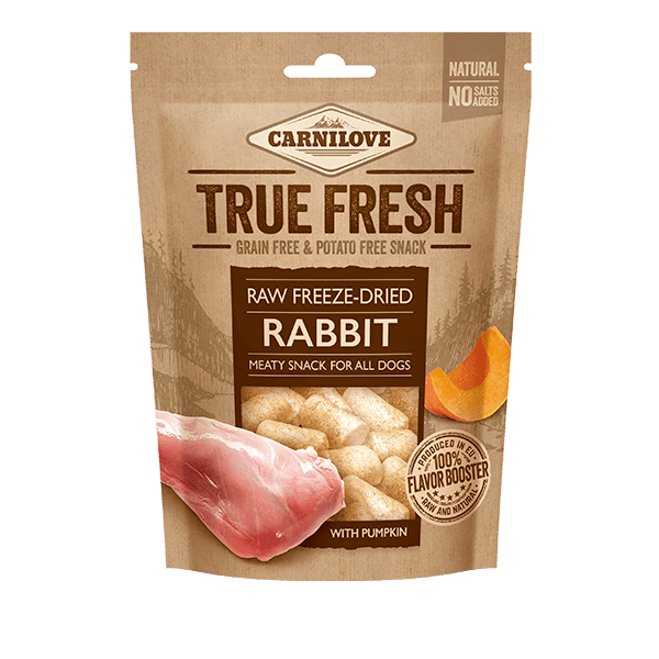 Carnilove Raw Freeze-Dried Rabbit with Pumpkin - Birdham Animal Feeds