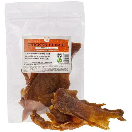 JR Chicken Breast Jerky 100g  - Birdham Animal Feeds