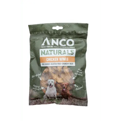 Anco Naturals Chicken Wings 200g  - Birdham Animal Feeds