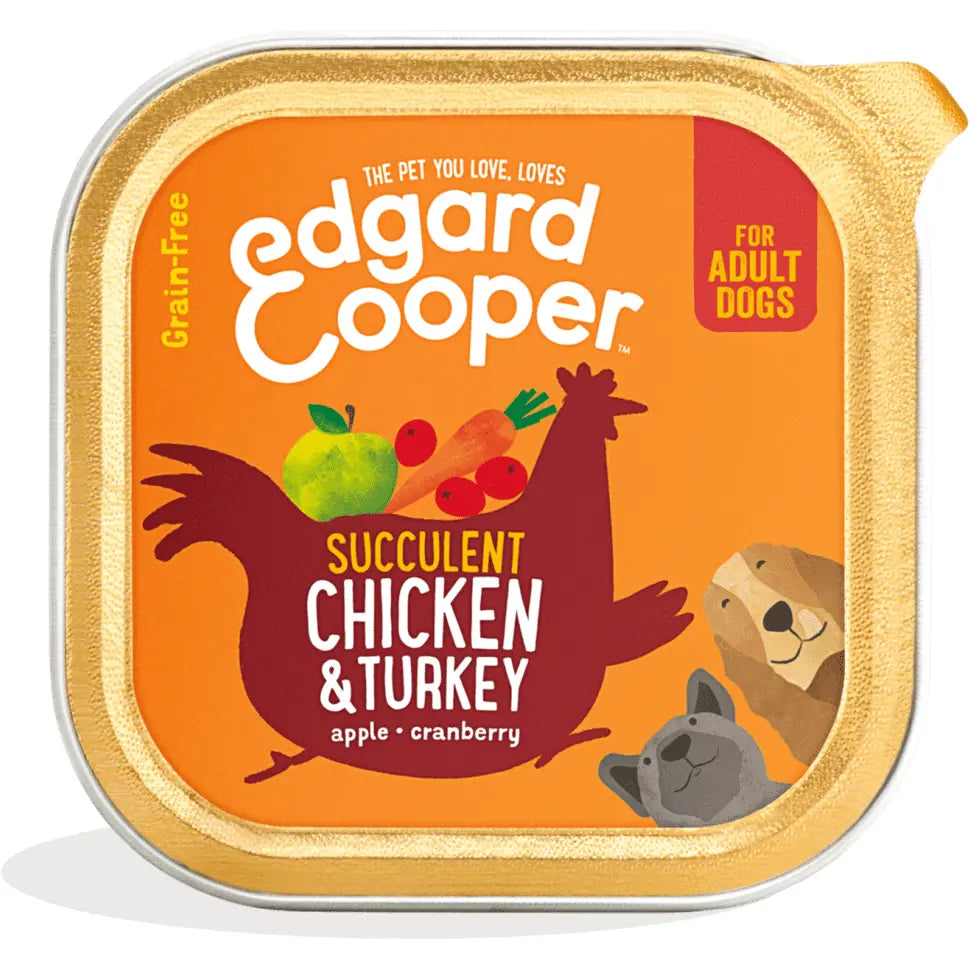 Edgard Cooper Chicken and Turkey Wet Dog Food 150g - Birdham Animal Feeds
