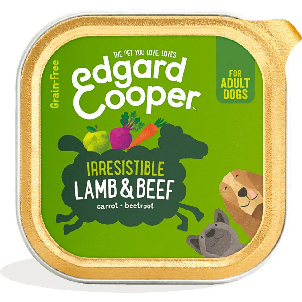Edgard Cooper Lamb and Beef Wet Dog Food 150g - Birdham Animal Feeds