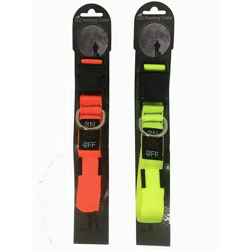 Miro and Makauri LED Flashing Collar  - Birdham Animal Feeds