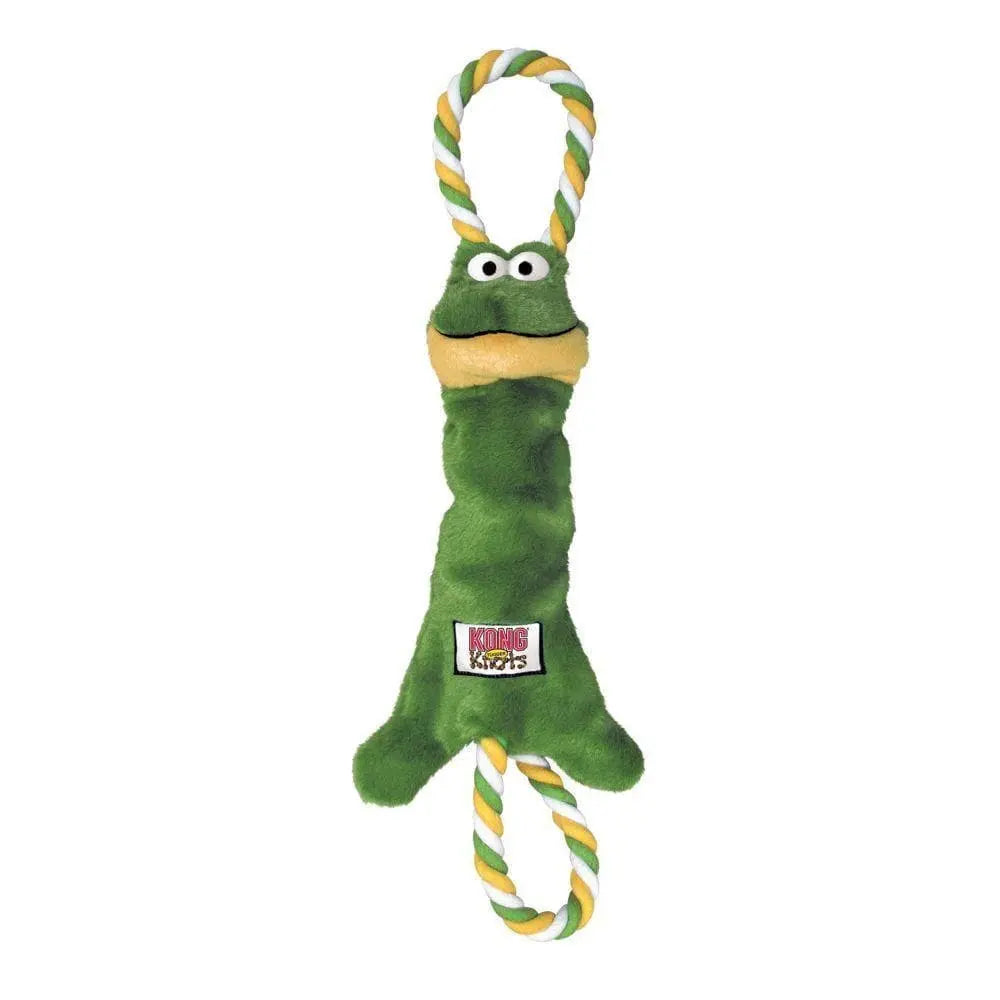 Kong Tugger Knots Frog Dog Toy  - Birdham Animal Feeds