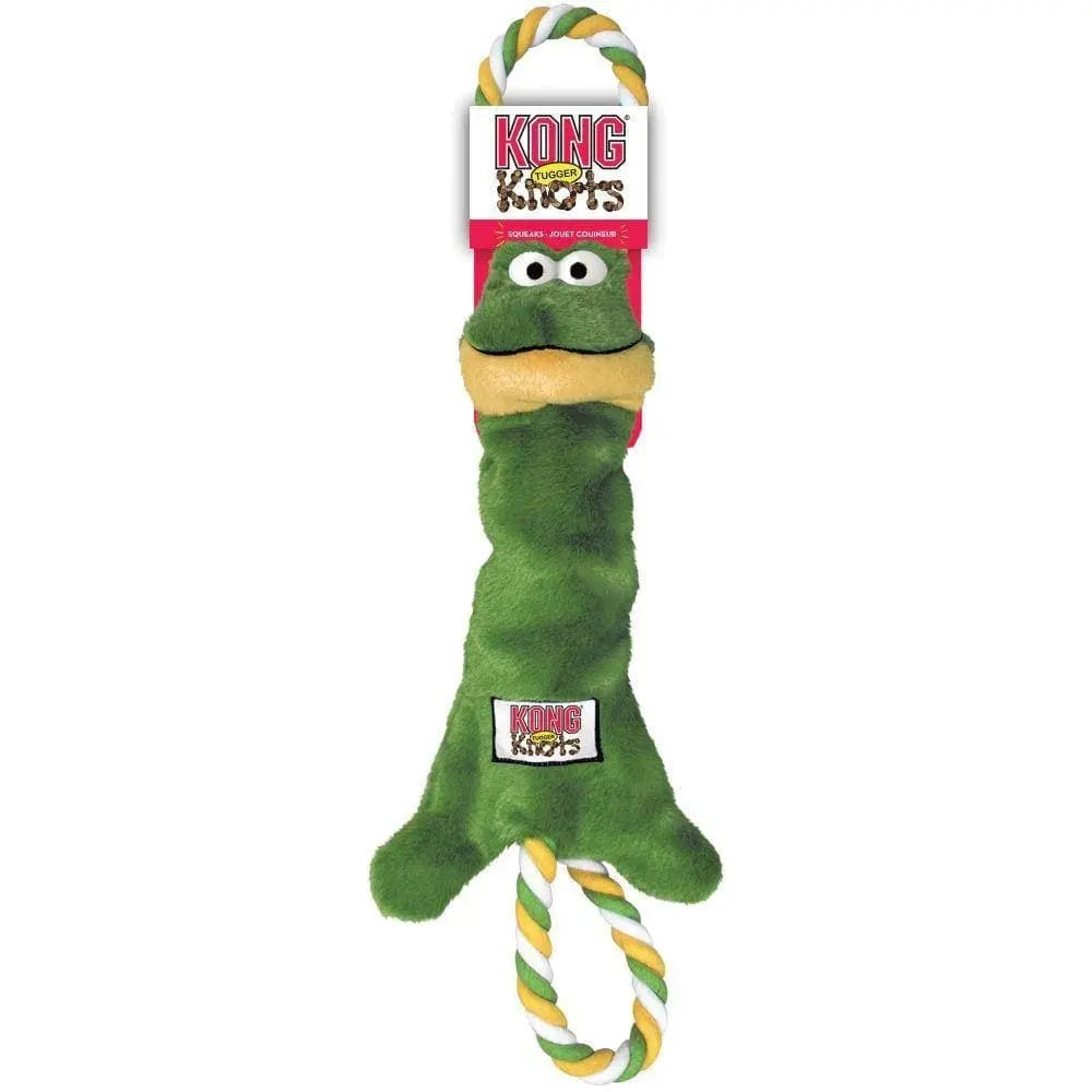 Kong Tugger Knots Frog Dog Toy  - Birdham Animal Feeds