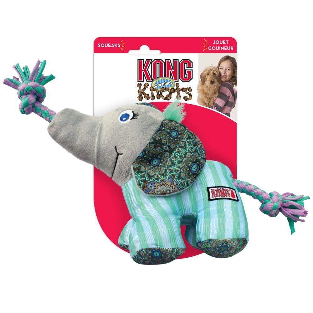 Kong Knots Carnival Elephant Dog Toy  - Birdham Animal Feeds