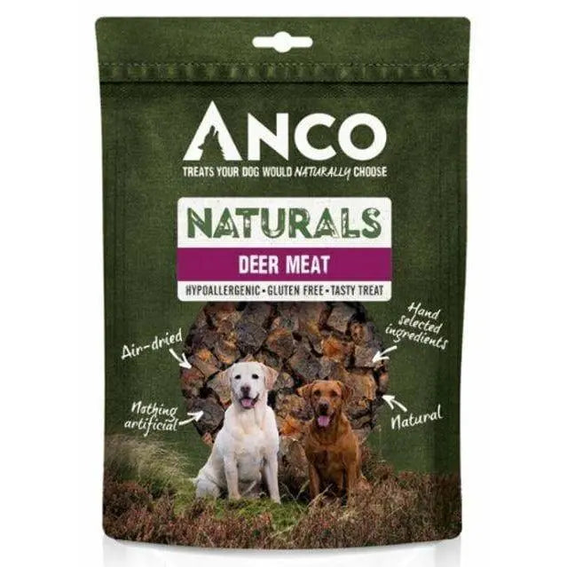 Anco Naturals Venison Meaty Bites 85g  - Birdham Animal Feeds