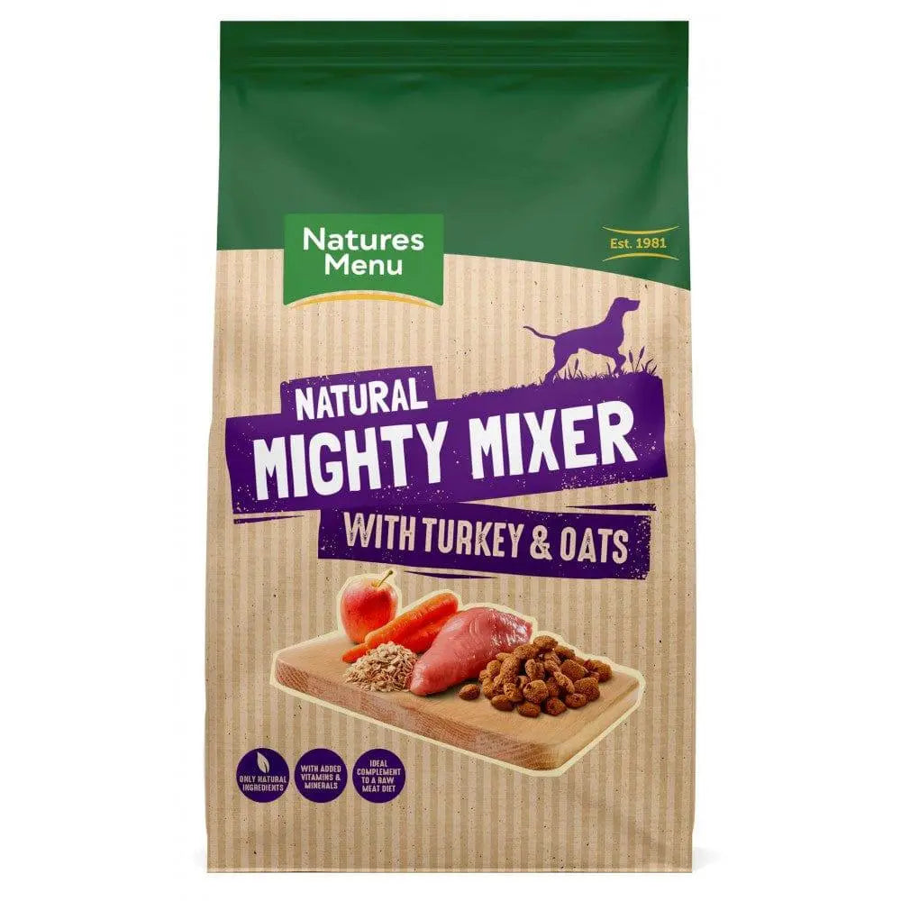 Natures Menu Mighty Mixer With Turkey And Oats - Birdham Animal Feeds