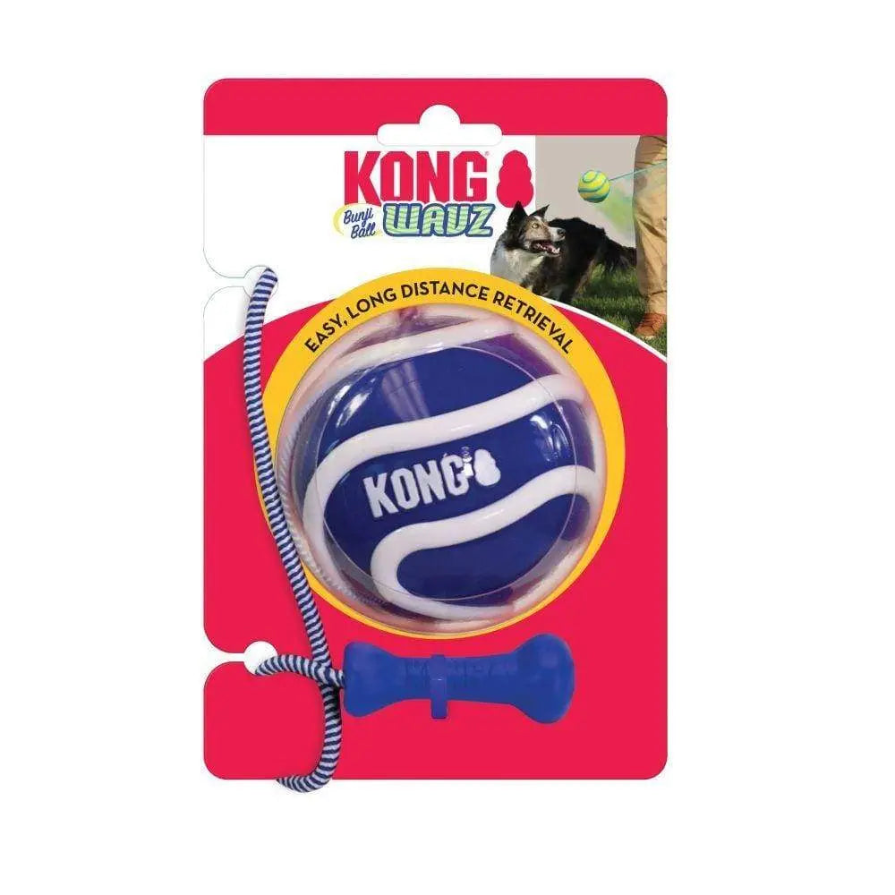 Kong Wavz Bunjiball Dog Toy  - Birdham Animal Feeds