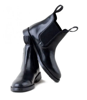 Rhinegold Classic Leather Childrens Jodhpur Boots - Birdham Animal Feeds