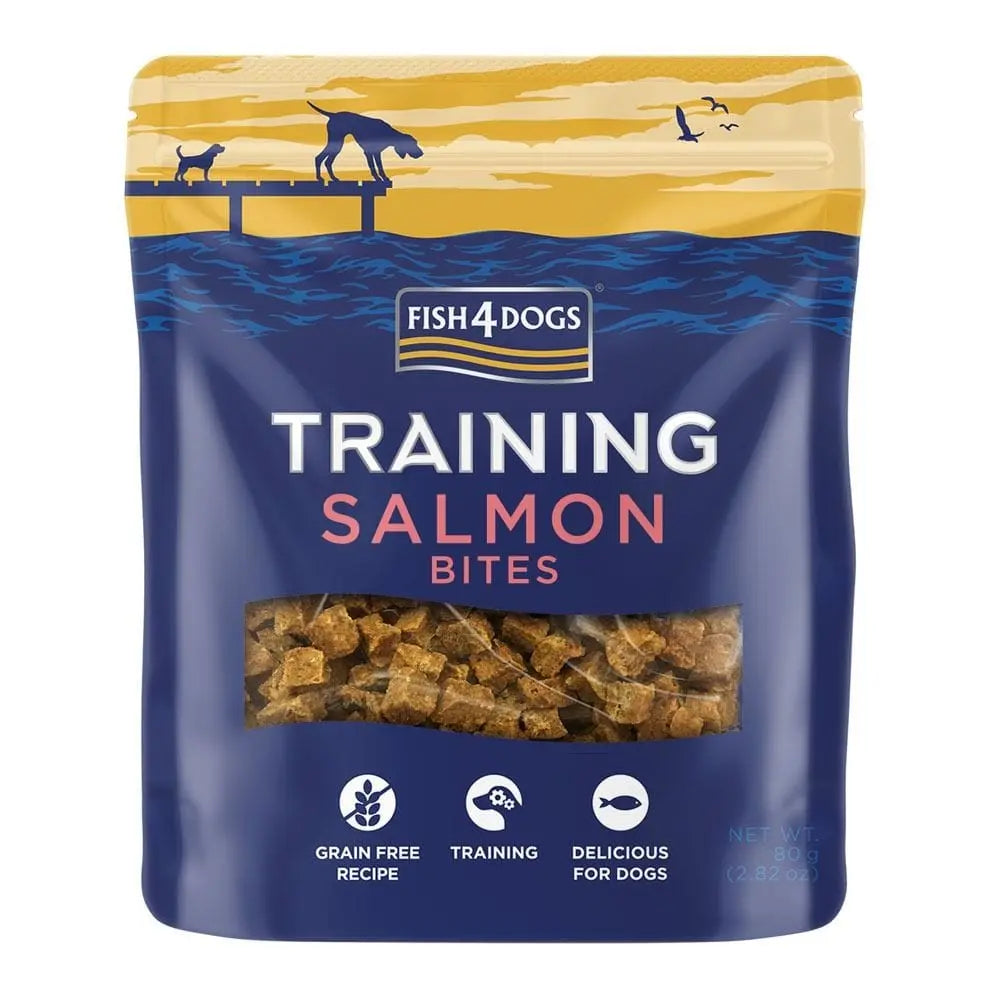 Fish 4 Dogs Training Salmon Bites - Birdham Animal Feeds