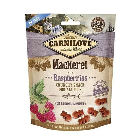 Carnilove Mackerel with Raspberries Dog Treats - Birdham Animal Feeds