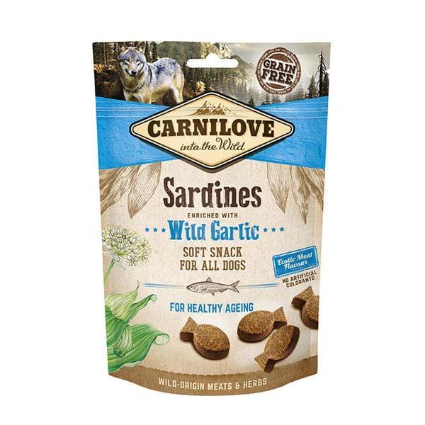 Carnilove Sardines with Wild Garlic Dog Treats - Birdham Animal Feeds