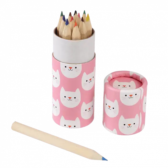 Cookie the Cat Colouring Pencils (Set of 12) - Birdham Animal Feeds