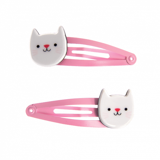 Cookie the Cat Hairclips (Set of 2) - Birdham Animal Feeds