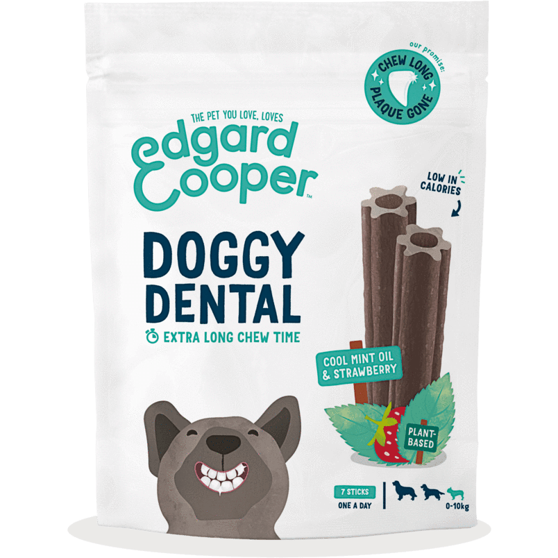 Edgard Cooper Doggy Dental Strawberry and Mint - Birdham Animal Feeds