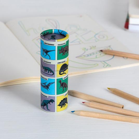 Dinosaur Colouring Pencils (Set of 12) - Birdham Animal Feeds