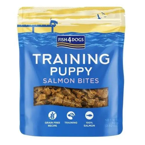 Fish4Dogs Puppy Training Salmon Bites - Birdham Animal Feeds